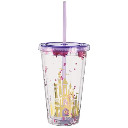 Disney&#xAE; Princess 16oz. Glitter Confetti Party Cup, 2ct.